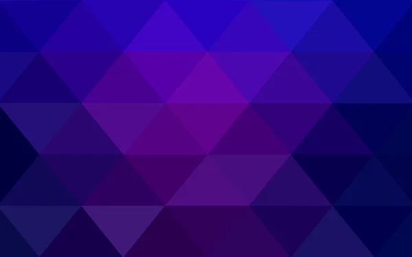 三角形と折り紙スタイルの勾配から成っている暗い紫色、ピンク多角形デザイン パターン — ストックベクタ