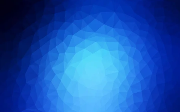 Licht blauw veelhoekige ontwerppatroon, die bestaan uit driehoeken en verloop in origami stijl — Stockvector