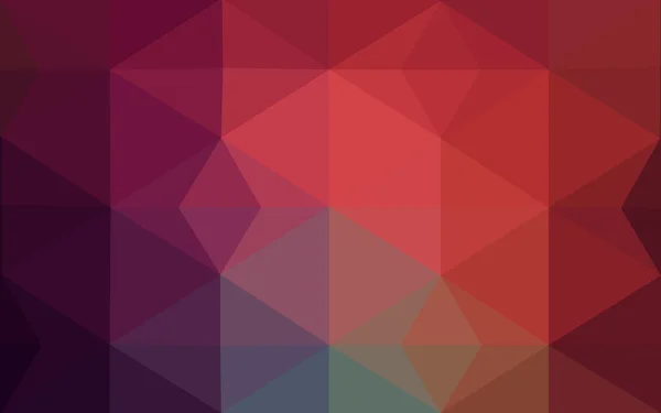Multicolor vermelho, verde padrão de design poligonal, que consistem em triângulos e gradiente no estilo origami . — Vetor de Stock