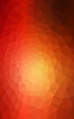 Üçgenler ve degrade origami tarzı oluşur kırmızı köşeli tasarım deseni.