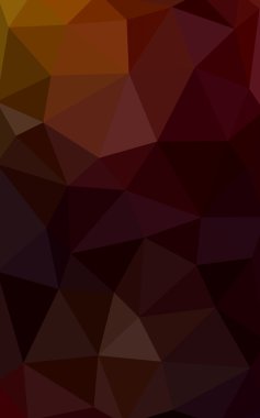 Üçgenler ve degrade origami tarzı oluşur koyu kırmızı köşeli tasarım deseni
