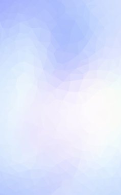 Üçgenler ve degrade origami tarzında oluşan ışık mavi köşeli tasarım deseni