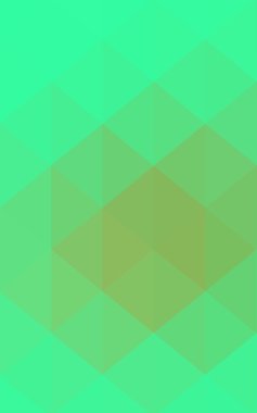 Üçgenler ve degrade origami tarzında oluşan ışık yeşil köşeli tasarım deseni