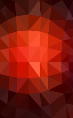 Üçgenler ve degrade origami tarzı oluşur koyu kırmızı köşeli tasarım deseni