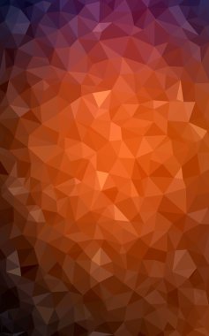 Üçgenler ve degrade origami tarzı oluşur koyu kırmızı köşeli tasarım deseni