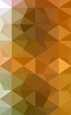 Üçgenler ve degrade origami tarzı oluşur çok renkli yeşil, sarı, turuncu poligonal tasarım deseni.