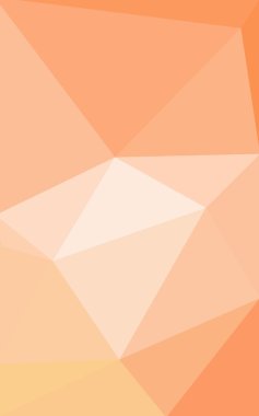 Degrade, arka planda origami stil ve üçgen oluşur turuncu poligonal desen.