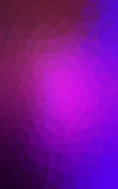 Üçgenler ve degrade origami tarzı oluşur mor kenarlı tasarım deseni.