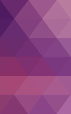 Üçgenler ve degrade origami tarzı oluşur çok renkli mor, pembe poligonal tasarım deseni.