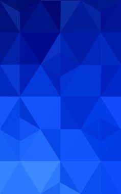 Üçgenler ve degrade origami tarzı oluşur mavi köşeli tasarım deseni.