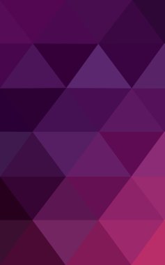 Üçgenler ve degrade origami tarzı oluşur çok renkli koyu mor, pembe poligonal tasarım deseni.