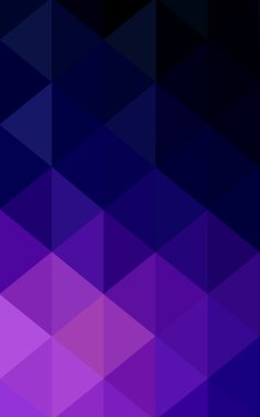 Üçgenler ve degrade origami tarzında oluşan koyu mor kenarlı tasarım deseni