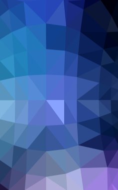 Üçgenler ve degrade origami tarzı oluşur koyu pembe, mavi köşeli tasarım deseni