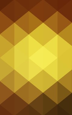 Üçgenler ve degrade origami tarzında oluşan koyu turuncu poligonal tasarım deseni