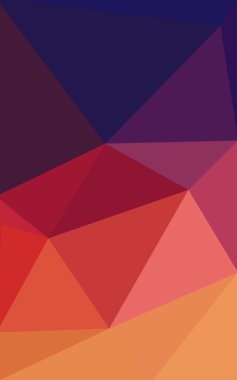 Üçgenler ve degrade origami tarzı oluşur çok renkli pembe, sarı poligonal tasarım deseni.