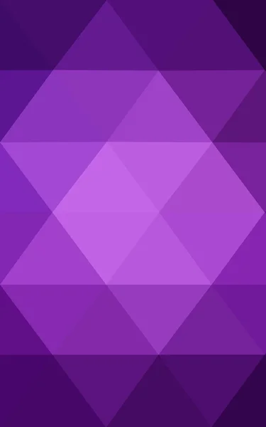 Dark purple polygonal design pattern, which consist of triangles and gradient in origami style. — Stock Photo, Image