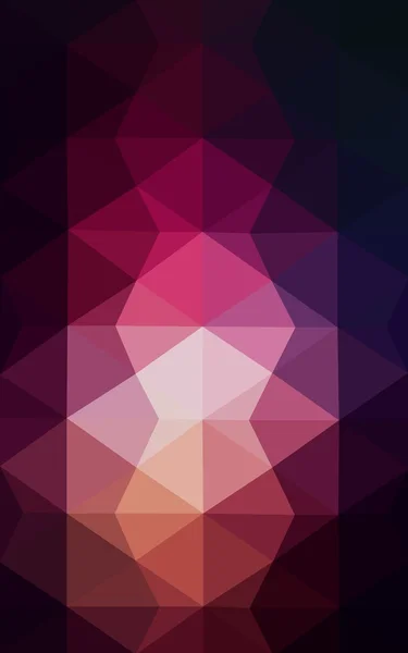 Темно-фиолетовый многоугольный рисунок, состоящий из треугольников и градиента в стиле оригами . — стоковое фото