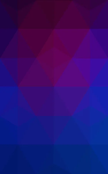 stock image Multicolor dark pink, blue polygonal design pattern, which consist of triangles and gradient in origami style.