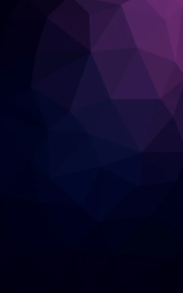 Dark purple, pink polygonal design pattern,which consist of triangles and gradient in origami style
