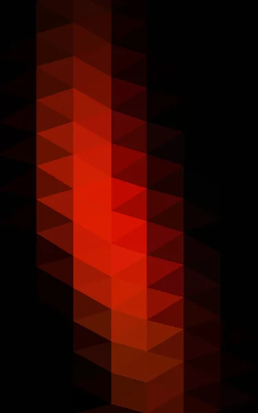 Patrón de diseño poligonal rojo oscuro, que consiste en triángulos y gradiente en estilo origami — Foto de Stock