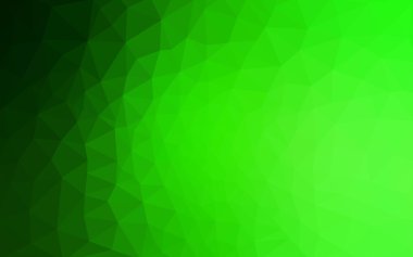 Üçgenler ve degrade origami tarzı oluşur yeşil köşeli tasarım deseni.