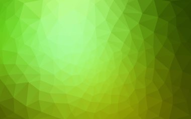 Üçgenler ve degrade origami tarzı oluşur yeşil köşeli tasarım deseni.