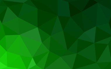 Üçgenler ve degrade origami tarzı oluşur koyu yeşil köşeli tasarım deseni