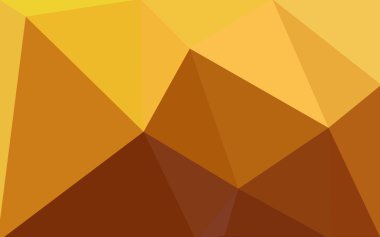 Degrade, arka planda origami stil ve üçgen oluşur turuncu poligonal desen.