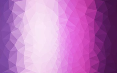 Üçgenler ve degrade origami tarzı oluşur çok renkli mor, pembe poligonal tasarım deseni.