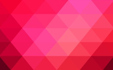 Üçgenler ve degrade origami tarzı oluşur koyu kırmızı köşeli tasarım deseni