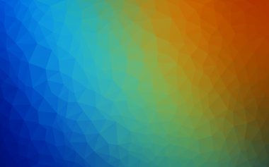 Üçgenler ve degrade origami tarzı oluşur karanlık çok renkli köşeli tasarım deseni