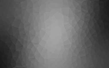 Üçgenler ve degrade origami tarzında oluşan ışık gri köşeli tasarım deseni