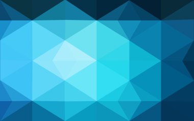 Üçgenler ve degrade origami tarzı oluşur koyu mavi köşeli tasarım deseni.