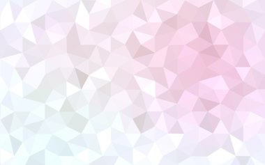 Üçgenler ve degrade origami tarzı oluşur çok renkli pembe, sarı poligonal tasarım deseni.