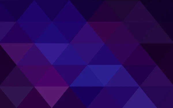 Modèle polygonal rose foncé, bleu, qui se composent de triangles et de dégradés dans le style origami — Image vectorielle
