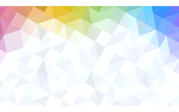 Mehrfarbige polygonale Muster, die aus Dreiecken und Gradienten im Origami-Stil bestehen. — Stockvektor