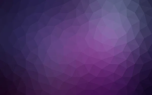 三角形と折り紙スタイルの勾配から成っている多色紫、ピンク多角形デザイン パターン. — ストックベクタ