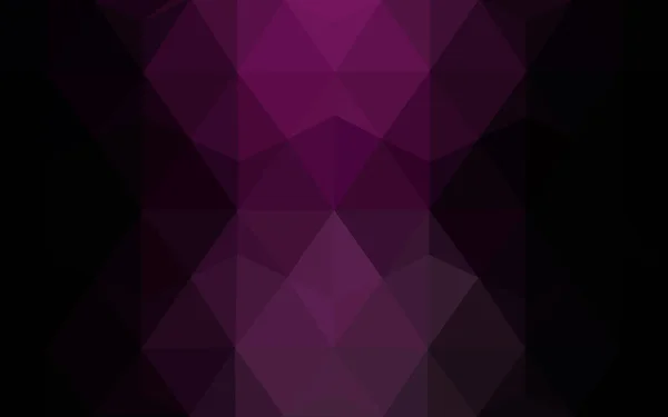 Dark pink, blue polygonal design pattern,which consist of triangles and gradient in origami style — Stock Vector