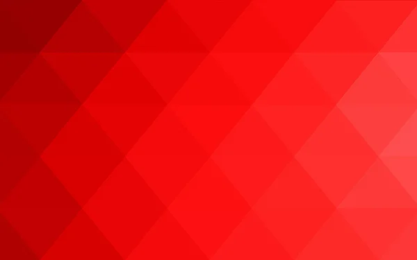 Modèle polygonal rouge clair, qui se composent de triangles et de dégradés dans le style origami — Image vectorielle