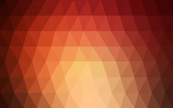 Tummanpunainen monikulmainen muotoilu kuvio, joka koostuu kolmioista ja kaltevuus origami tyyliin — vektorikuva