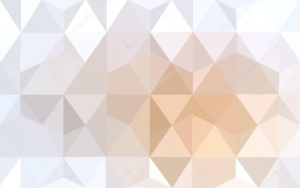 Light orange polygonal design pattern,which consist of triangles and gradient in origami style