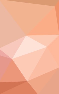 Degrade, arka planda origami stil ve üçgen oluşur turuncu poligonal desen.