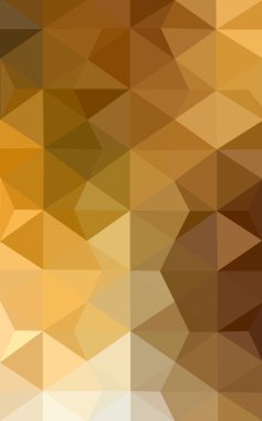 Degrade, arka planda origami stil ve üçgen oluşur turuncu poligonal desen.