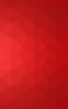 Üçgenler ve degrade origami tarzı oluşur kırmızı köşeli tasarım deseni.