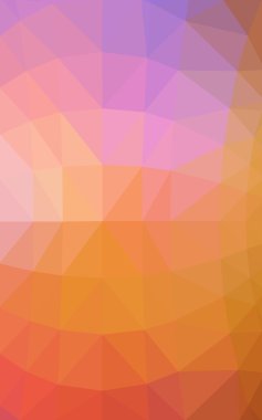 Üçgenler ve degrade origami tarzında oluşan ışık mavi-sarı poligonal tasarım deseni