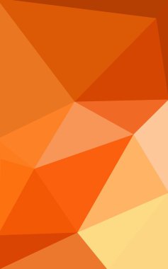 Üçgenler ve degrade origami tarzı oluşur çok renkli kırmızı, sarı, turuncu poligonal tasarım deseni.