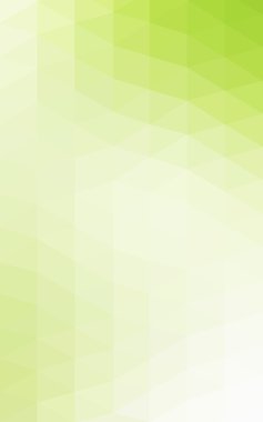 Üçgenler ve degrade origami tarzında oluşan ışık yeşil-sarı poligonal tasarım deseni