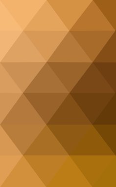 Degrade, arka planda origami stil ve üçgen oluşur turuncu poligonal desen.