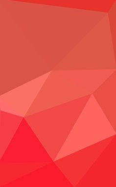 Üçgenler ve degrade origami tarzı oluşur kırmızı köşeli tasarım deseni.