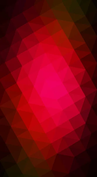 Ilustración de diseño poligonal rojo oscuro, que consiste en triángulos y gradiente en estilo origami . — Foto de Stock